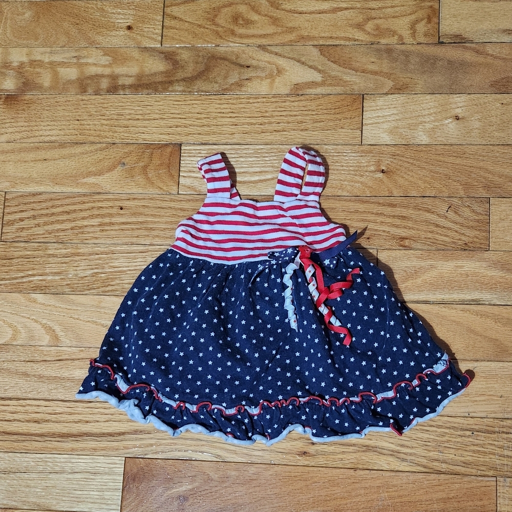 Baby Girl Americana Patriotic Dress